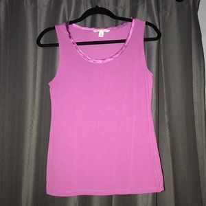 Tank with Silky neckline